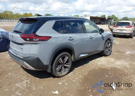 2022 Nissan Rogue Platinum Intelligent Awd z USA, uszkodzony, nr VIN JN8BT3DDXNW271817